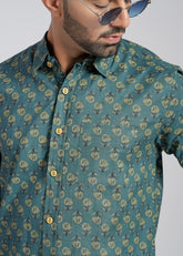 Cotton Printed Full Sleeve Shirt